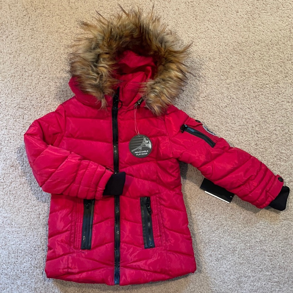NWT Steve Madden Girls Winter Puffer Coat 5/6